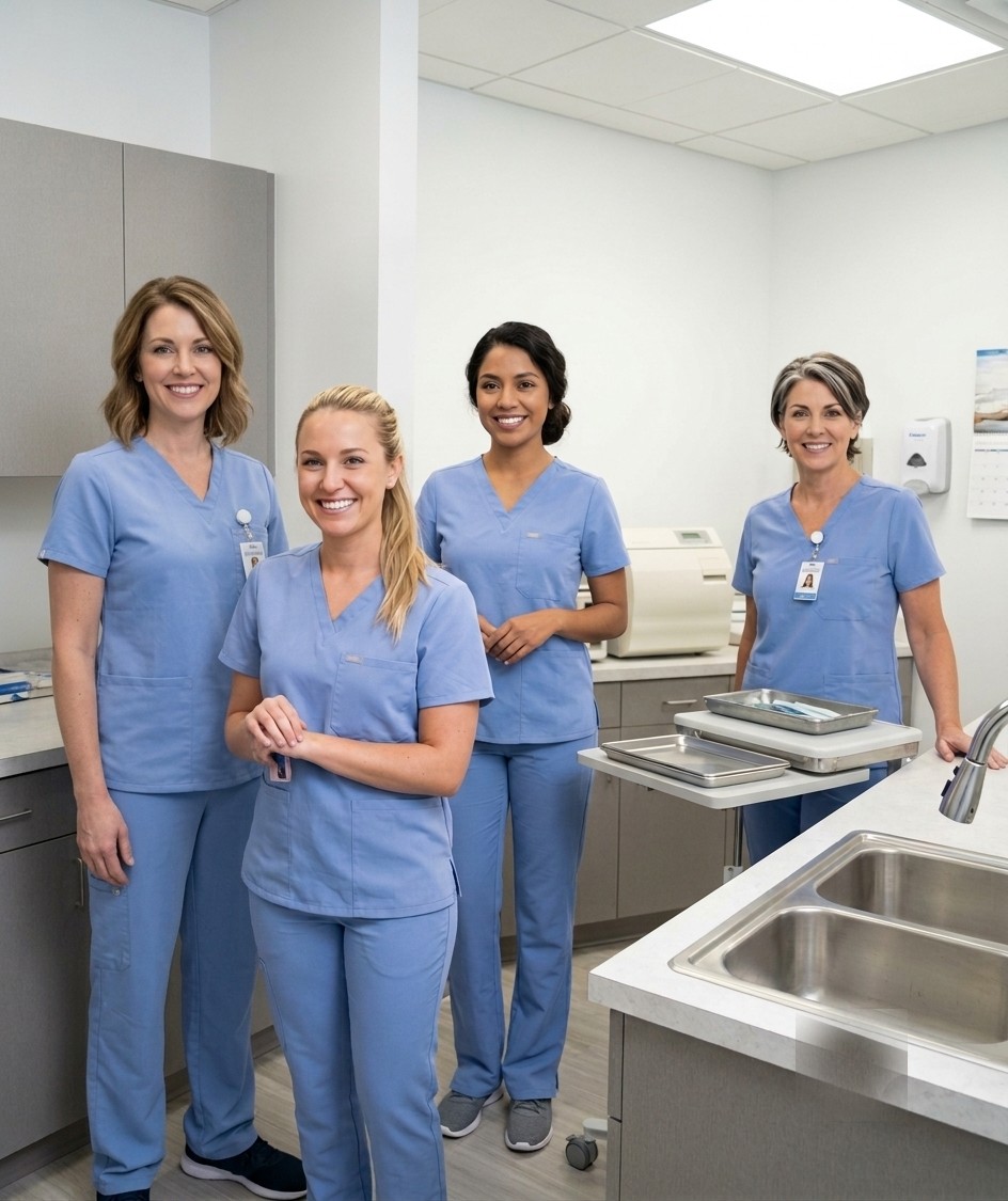 Our support team at Engstrom & Gill Dental